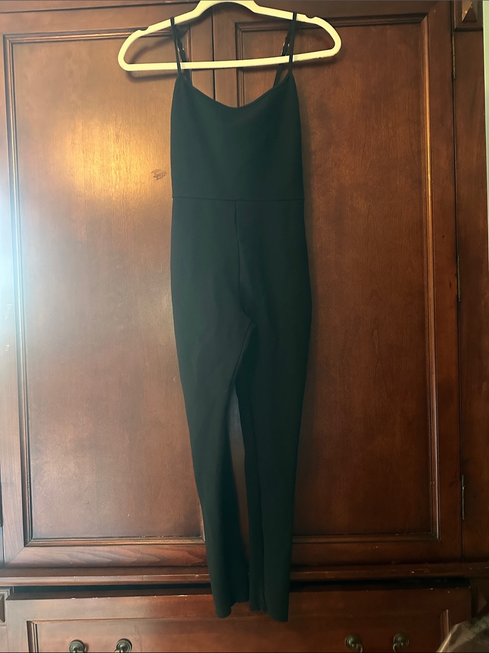 Abercrombie & Fitch Black Spaghetti-Strap Jumpsuit